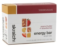 Skratch Labs Energy Bar Sport Fuel (Peanut Butter + Strawberry) (12 | 1.8oz Packets)